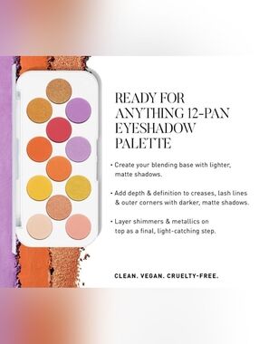 NWT Morphe Ready For Anything Eyeshadow Palette - Social Butterfly